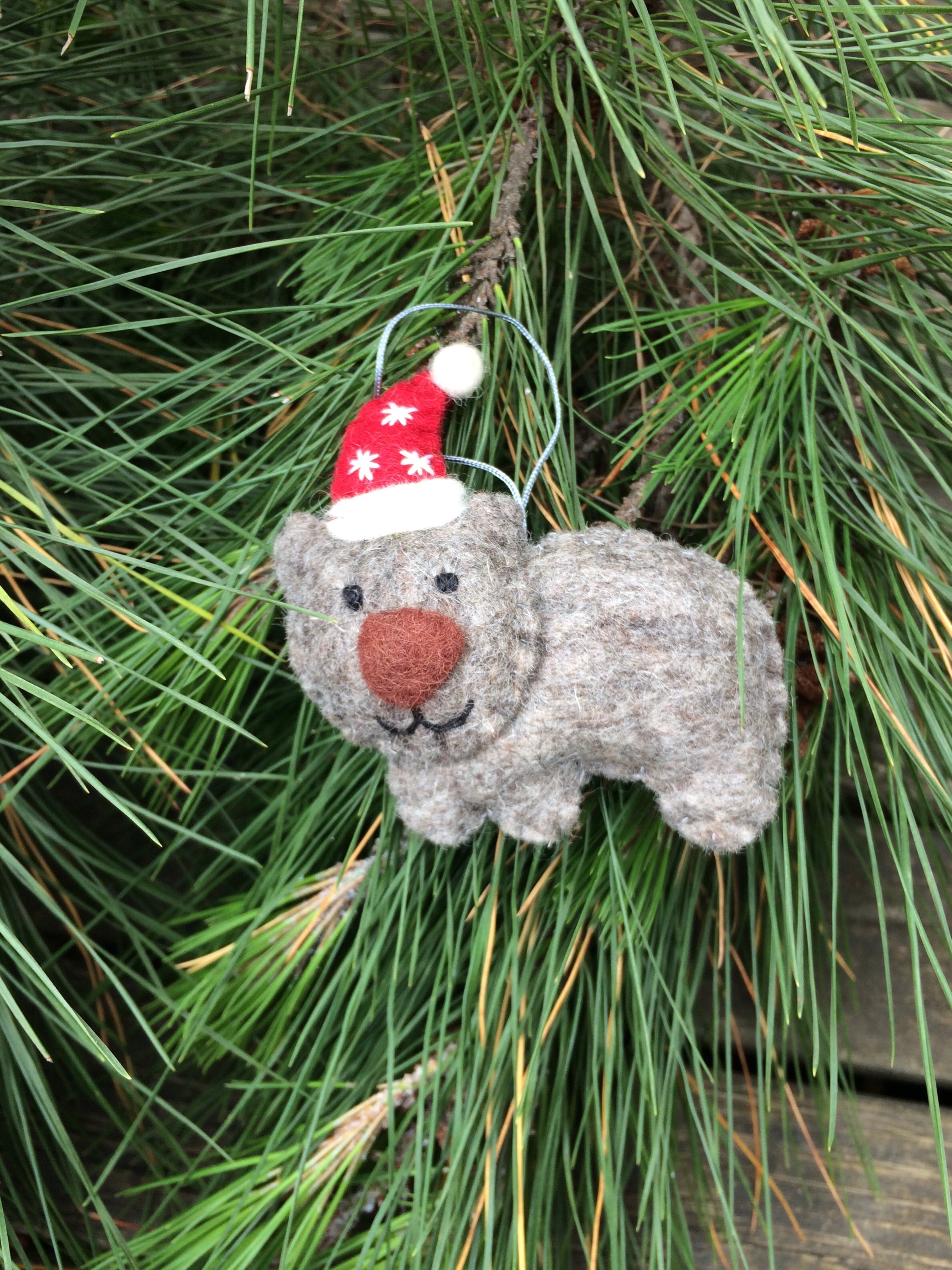 Wombat Christmas Decoration - The Fair Trader