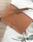 Leather Messenger Satchel Bag