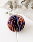 Indigenous Art Honeycomb Christmas Ball - Nora Davidson