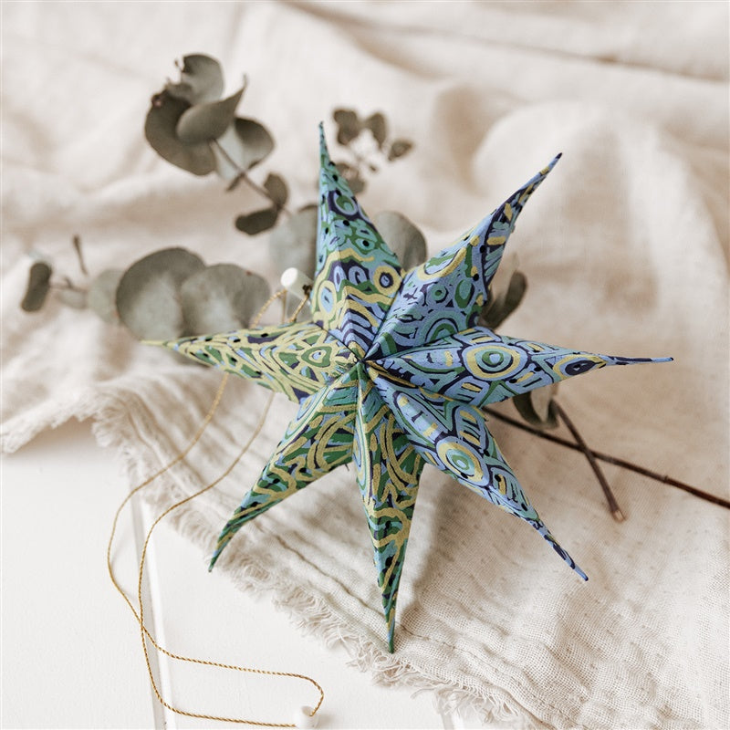 Indigenous Art Paper Star - Cedric Varcoe