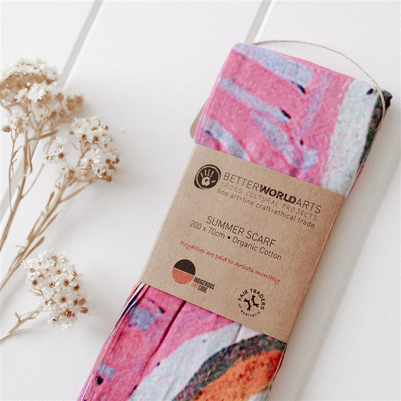 Indigenous Art Birthday Gifts for Her Australia Ethical Cotton