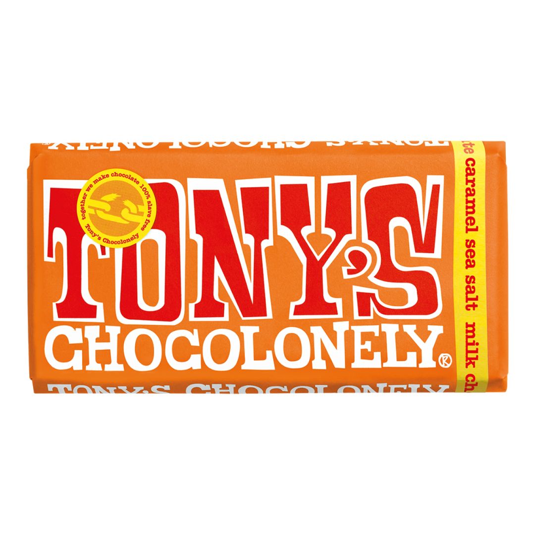 Tony&#39;s Milk Caramel Sea Salt Chocolate 180g